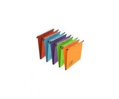 Dossier suspendu AZO fond 15mm couleurs assorties - Lot de 25
