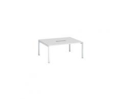 Table de réunion blanche Arko blanc