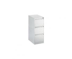 Classeur monobloc Pro 3 tiroirs pour dossiers suspendus blanc