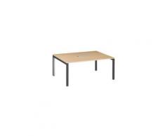 Table de réunion hêtre Arko anthracite