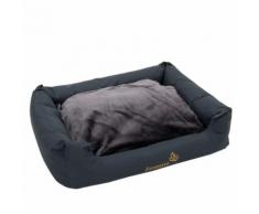 Sleepy Time Panier Gris avec coussin pour chien - L100 x l75 x H30cm