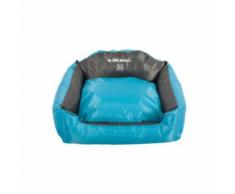Panier coussin d'extérieur bleu et gris pour chien Natuna M-Pets Taille S