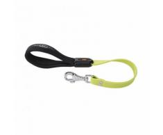 Laisse souple Ergoflex GM vert avec poignée ergonomique pour chien