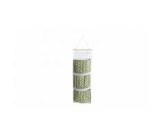 3x rangement mural 3 poches : Vert