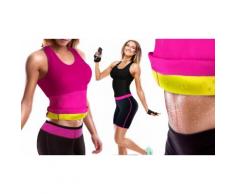 Sauna Top : Noir - Noir - Rose / S-M - SL105R -SL104N
