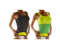 Sauna Top : 2 tops - Noir et Jaune / Taille S/M