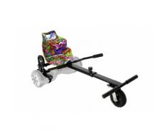 Kart pour hoverboard : Kart Monster avec suspensions / Multi-violet