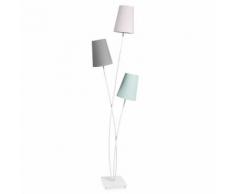Liseuse 3 lampes en métal tricolore H.142cm WALLEN