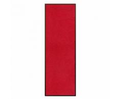 Tapis de couloir / paillasson 60x180cm rouge