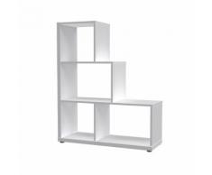 Étagère escalier blanche L94cm