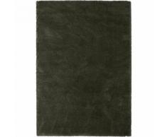 Tapis à poils longs vert cèdre 200x290cm