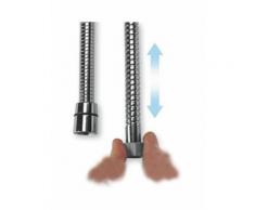 Flexible de douche extensible avec double agrafage 150 à 200 cm chromé - CRISTINA ONDYNA FL27551