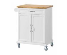 Desserte chariot de cuisine de service meuble de rangement roulant L66cmxH90cmxP46cm SoBuy® FKW13-WN