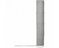 Lampe à poser au sol en bambou Yazu - gris - Atmosphera