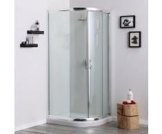 CABINE DE DOUCHE TRANSPARENTE ANGULAIRE DE 70x90 VERSION A-S