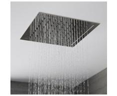 Pommeau de douche encastrable plafond 28x28cm