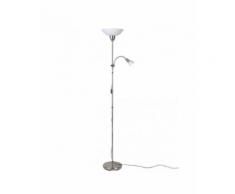 Lampadaire avec liseuse Darlington - Gris