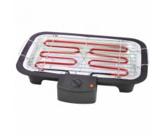 Tristar Barbecue électrique de table BQ-2813 38 x 22 cm 2000 W Noir