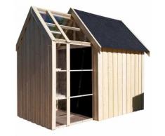 Abri de jardin bois Vertigo Serre 28 mm - 5,34 m²