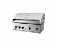 Grandhall - Barbecue encastrable gaz INOX 18.3 kW surface cuisson 80x45cm - ELIT GTI4