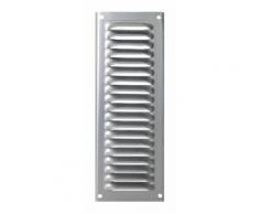 Grille métal verticale à auvent DMO - Aluminium - 140 mm x 50 mm