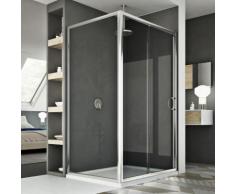 Cabine Douche 75x110 CM H185 transparent modèle Replay Duo 1 Portillon
