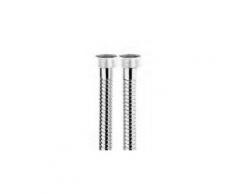 Flexible de douche chromé avec double agrafage 100 cm laiton - CRISTINA ONDYNA DA21051