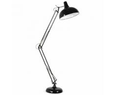 Lampadaire architecte retro design 'PAPY' noir