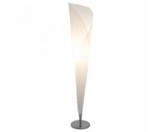 Lampadaire design 'KONE' en forme de cône blanc