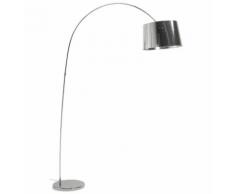 Lampadaire arqué design 'KALIPSO' couleur chrome