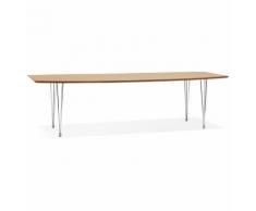 Table à dîner / de réunion extensible 'XTEND' en bois finition naturelle - 170(270)x100 cm