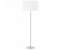 Lampadaire design 'LIVING BIG' blanc réglable en hauteur