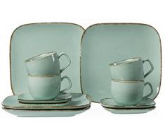 Ritzenhoff & Breker Service À Café CASA, 12 pièces, Céramique, Bleu, 33 x 33 x 18 cm, – unités