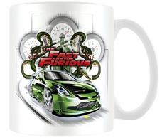 Pyramid International The Fast and the Furious (Speedo) Officielle dans une boîte en céramique à café/thé Mug, papier, Multicolore, 11 x 11 x 1.3 cm