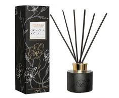 Stoneglow Nuit Fleur en Daim Noir et de Cardamome Diffuseur de Parfum, Multicolore, 4Â x 4Â x 17Â cm