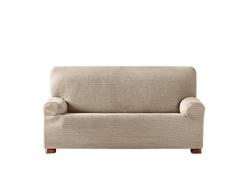 Eysa Aquiles Élastique Housse de Canapé 2 Places, Polyester Coton, Écru, 37x29x7 cm