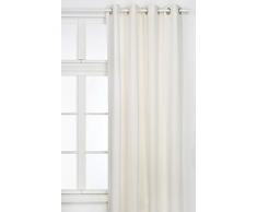 EHC 100% Coton Rideaux entièrement doublé Paire 54 x 72 Crème
