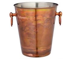 BarCraft Seau à vin et champagne en acier inoxydable 21 x 20,5 x 21 cm