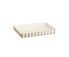 Emile Henry EH026038 Tourtière Rectangulaire, Céramique, Beige Argile, 33, 5 x 24 x 5 cm