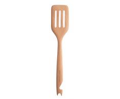 Mason Cash Cuillère de Cuisine à Fente innovante, Bois Dense, Beige, 32.799999999999997 x 6.4 x 2.4 cm