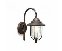Applique extérieure rustique Sirena IP44 - Marron - Rouille