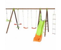 Balançoire en bois/métal TECHWOOD PREMIUM - OCTAVO - Trigano - Balançoire seule