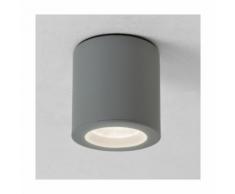 Plafonnier Kos rond LED IP65 salle de bains - Argent - Gris