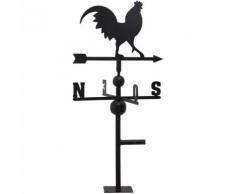 Girouette coq en fer forgé -