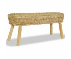 Banc d'entrée 110 x 35 45 cm Rotin naturel