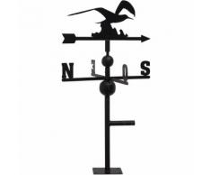 Girouette mouette en fer forgé -