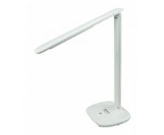 Lampe de bureau à poser, lampe de lecture avec tête inclinable et rotative - Ampoule LED 7W