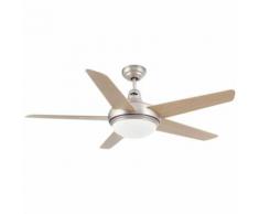 Ventilateur de plafond avec lumière modèle-Ufo-Nickel