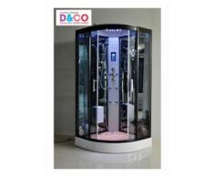 Cabine de douche Hammam 100 x 100 full options