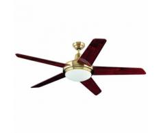 Ventilateur de plafond avec lumière modèle-Ufo-Or